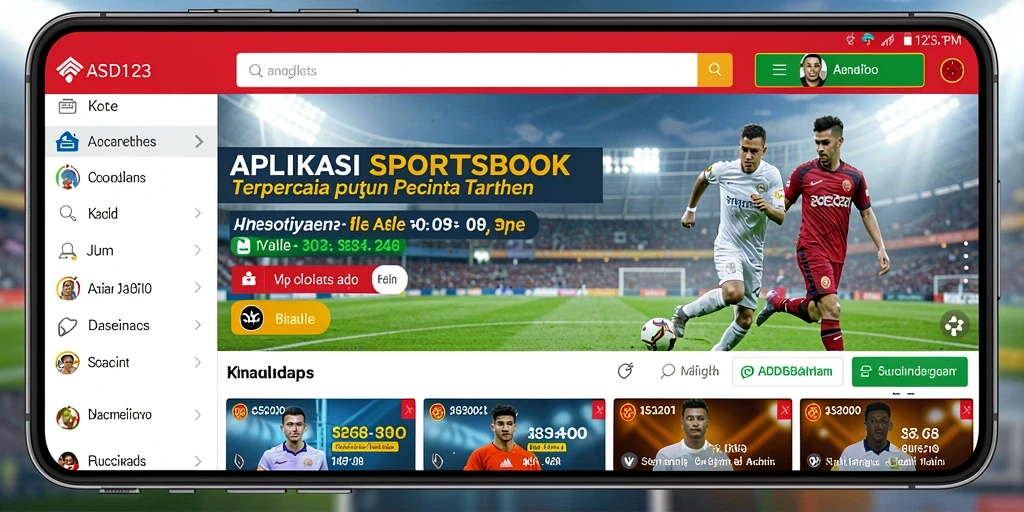 Tampilan gameplay Sportsbook yang interaktif dan menarik.