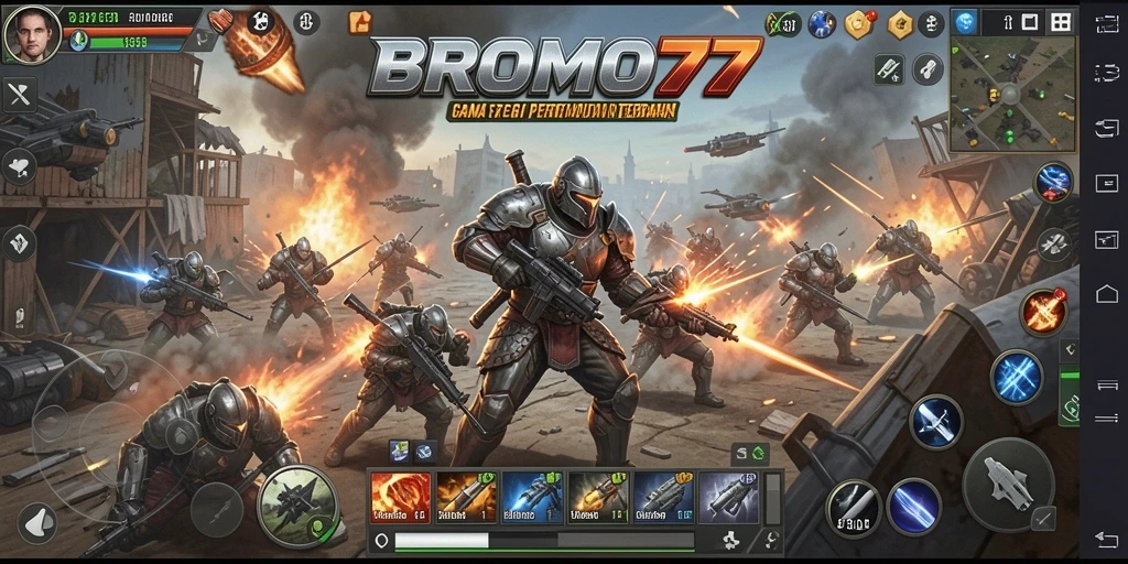 Tangkapan layar BROMO77 menampilkan aksi pertempuran strategi yang mendebarkan.