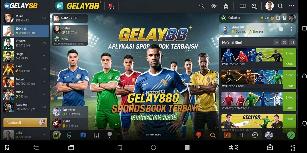 Tampilan gameplay <strong>GELAY88</strong> saat taruhan olahraga berlangsung.