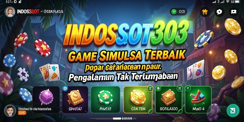 Tampilan gameplay yang mendebarkan di INDOSLOT303 dengan visual menawan.
