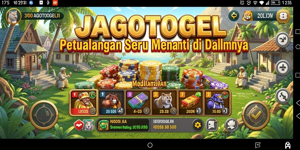 Screenshot menunjukkan gameplay seru dari JAGOTOGEL dengan visual yang menakjubkan.