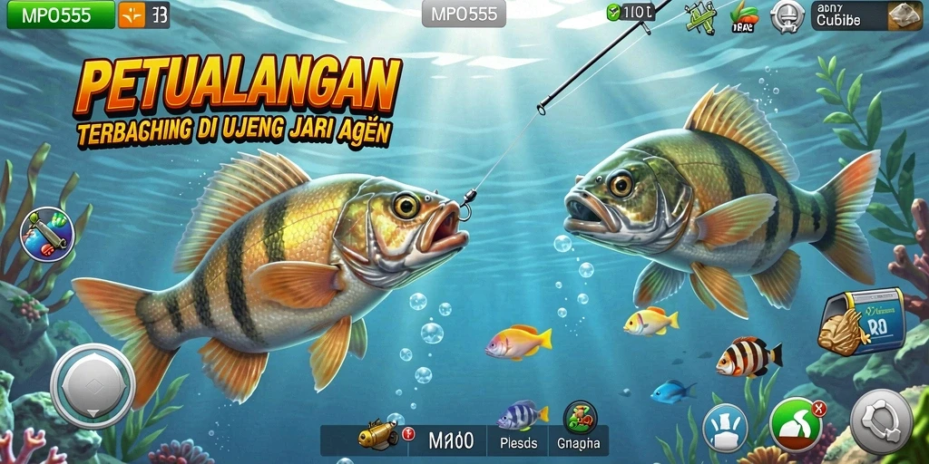 Tampilan menarik dari gameplay MPO555 yang memikat dengan suasana memancing.