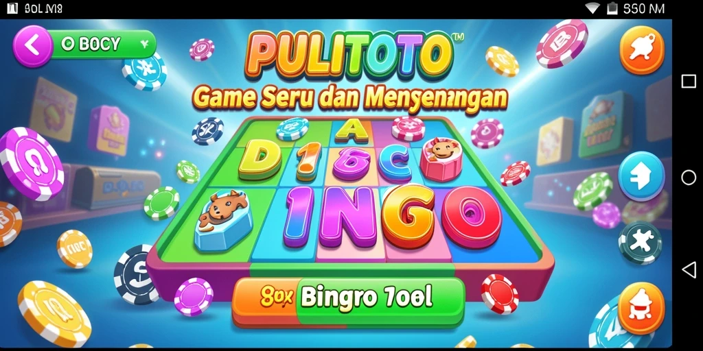 Tampilan gameplay seru dalam PULITOTO dengan teman-teman.