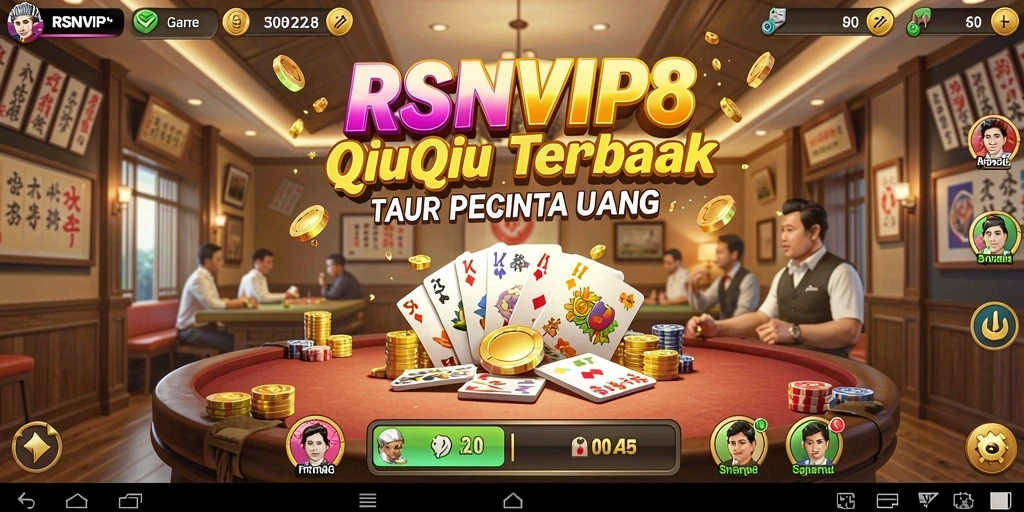 Tampilan gameplay seru dari RSNVIP8 saat bermain QiuQiu.