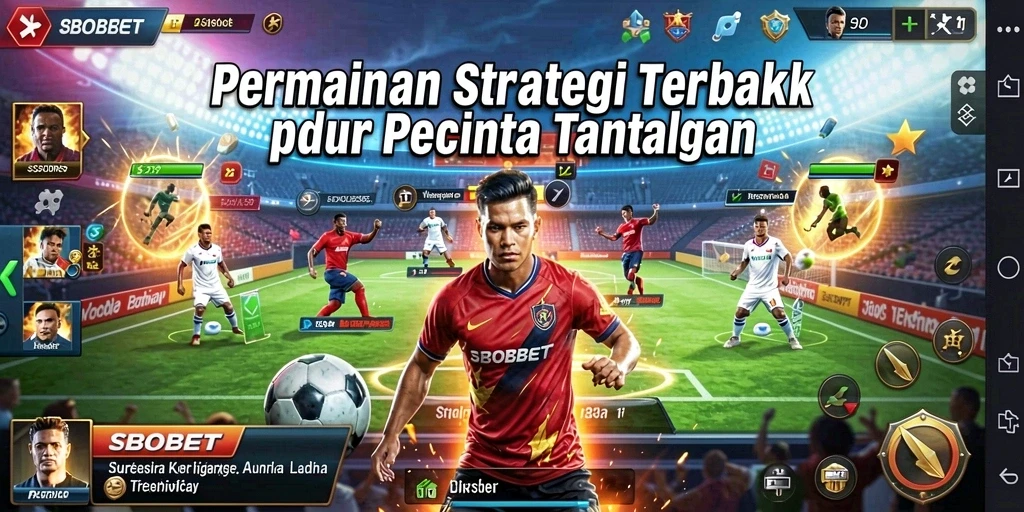 Tampilan menarik dari gameplay strategi yang menantang di SBOBET.