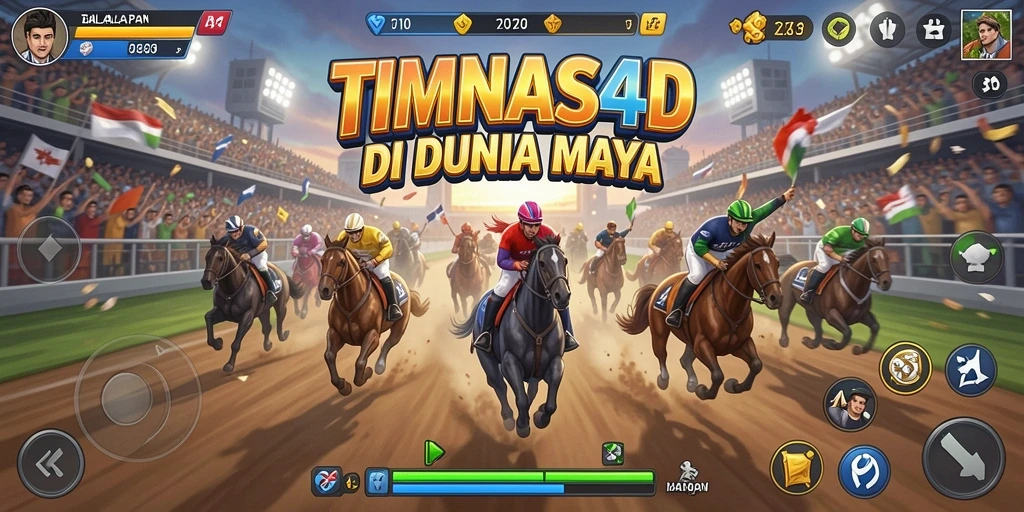 Gameplay seru dari TIMNAS4D dengan berbagai balapan dan mobil.