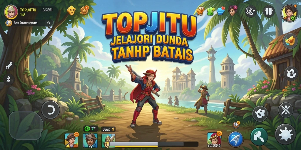 Gameplay Open World TOPJITU yang mendebarkan dan imersif.